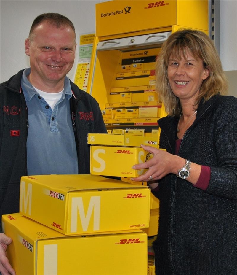 Dollern: Postfiliale zieht bei „Rosen Michel“ ein Bei Rolf Michel und Nicole Spark geht bald die Post ab: Eine Postfiliale zieht in den Räumen von „Rosen Michel“ in Dollern ein. Foto Lohmann