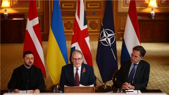 Bei dem Treffen in London ging es auch darum, wie die Ukraine durch den erwarteten schweren Kriegswinter kommen kann.