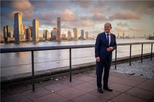 Bei der Bekämpfung des Klimawandels ist Bundeskanzler Olaf Scholz zuversichtlich.