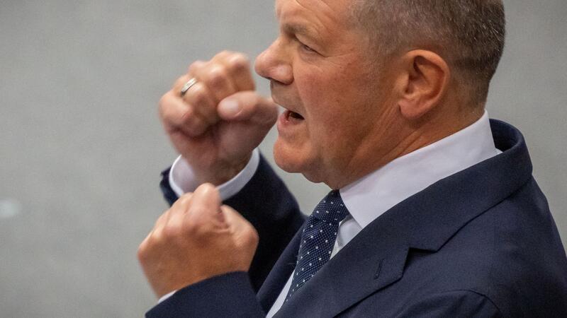 Bei der Generaldebatte war der sonst so leise Olaf Scholz (SPD) ungewöhnlich laut. 