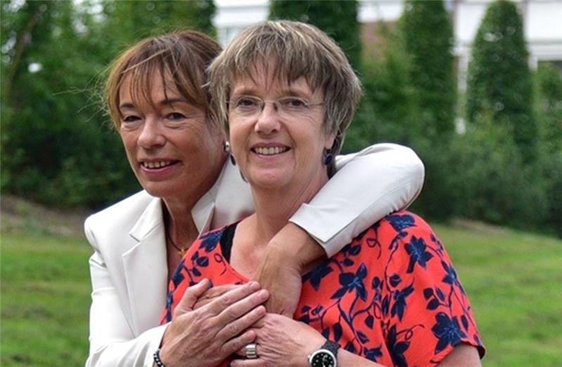 Bei der Hospizgruppe kümmern sich Elin Magnusson (links) und Maria Traut um die Koordination der Aktivitäten. Foto Beneke