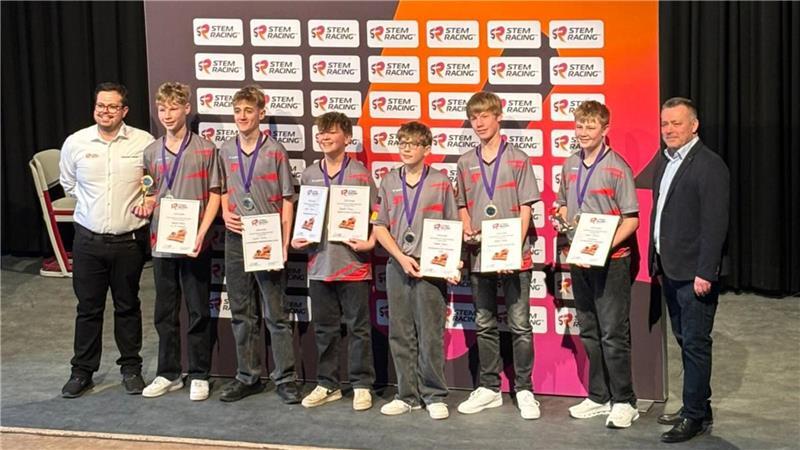 Bei der Siegerehrung der Landesmeisterschaft Nord-West.