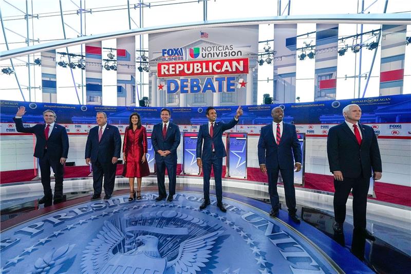 Trump-Verfolger mühen sich in TV-Debatte Bei der TV-Debatte gelang keinem der republikanischen Präsidentschafts-Anwärter ein großer Moment.