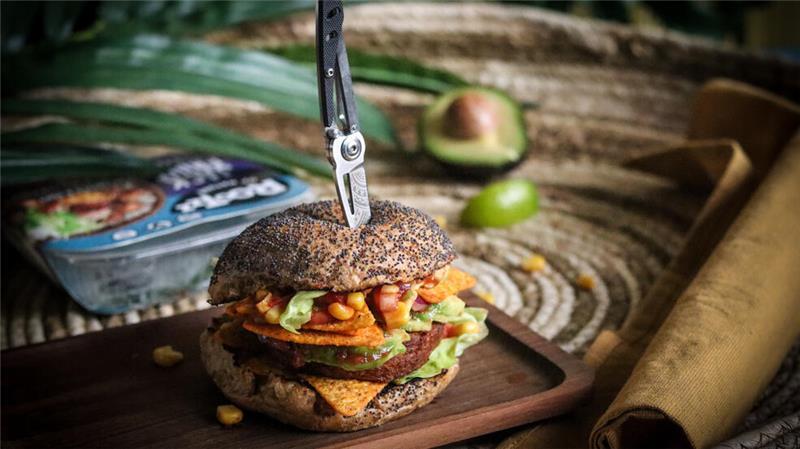 Fleischlose Ernährung: Harsefelder Jackfrucht-Pionierin hat Firma verkauft Bei diesem Burger ersetzt die tropische Jackfrucht das klassische Patty aus Rindfleisch.