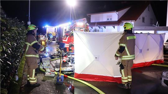 Bei einem Brand in St. Leon-Rot sind zwei Menschen ums Leben gekommen. 