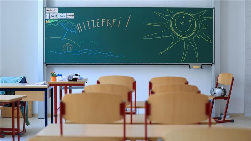 Bei extremer Hitze können einige Schulen schließen. (Symbolbild)