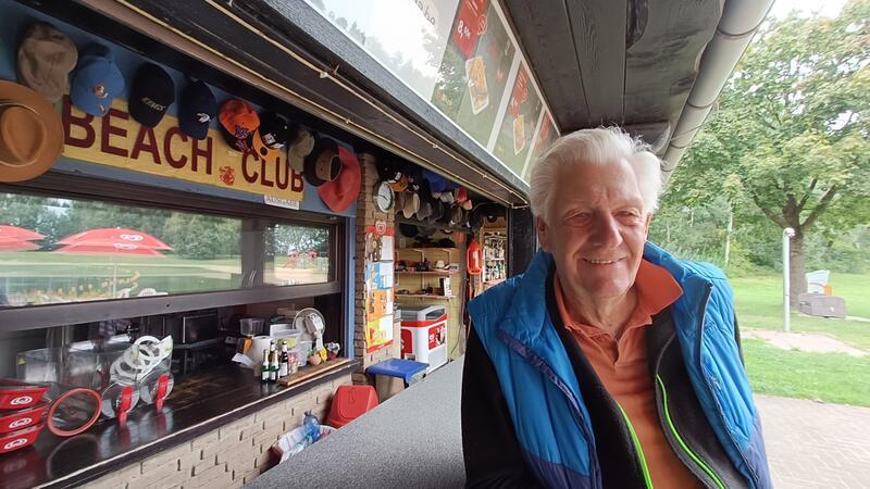 Bei schlechtem Wetter hat Klaus Kläre am Kiosk selten Kunden.