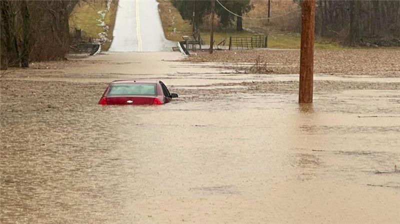 Bei schweren Überflutungen in Kentucky kamen mindestens acht Menschen ums Leben. 