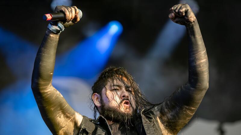 Wacken-Metal-Battle: Zentralamerika rockt das heilige Metal-Land Bei seinem Auftritt zeigt Alonso Ramos vollen Einsatz.