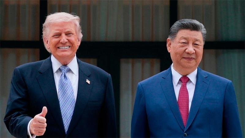 Trump schürt vor „Midterms“ Zweifel an Sicherheit von Wahlen Beim Besuch in Peking lobte Trump Xi. (Archivbild)
