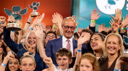 Beim Deutschen Schulpreis gab es für Merz endlich mal positive Impulse. (Archivfoto)
