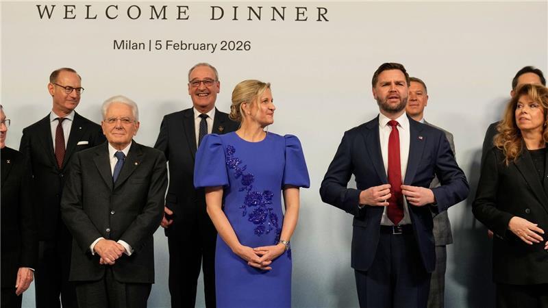 Beim Dinner für Staatsoberhäupter trifft IOC-Präsidentin Kirsty Coventry auch auf US-Vizepräsident JD Vance.