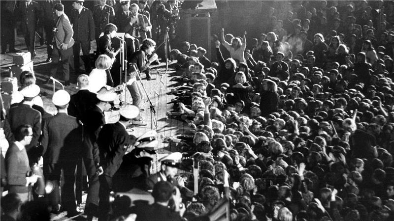 Vor 60 Jahren: Wie ein Konzert der Rolling Stones eskalierte Beim Konzert kommt es zu Ausschreitungen zwischen Fans, Ordnern und Polizei. (Archivbild)