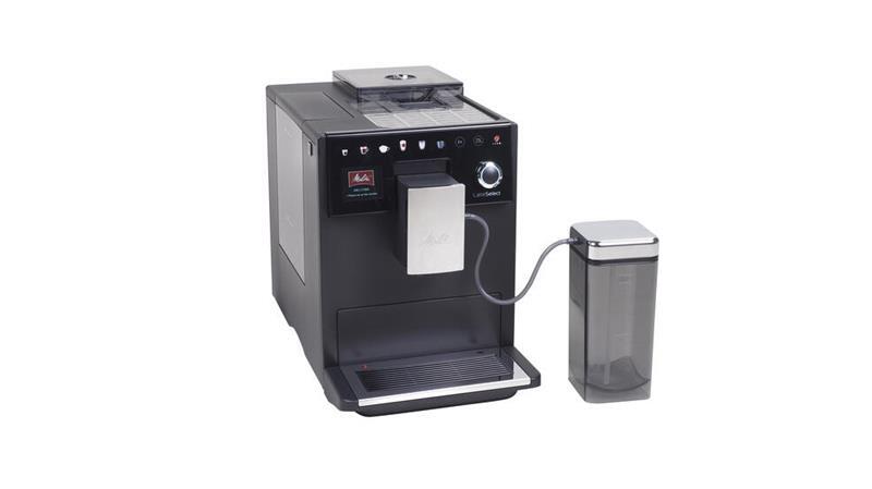 Beim „Latte selelct“ von Melitta (Gesamtnote 2,3) überzeugte der Geschmack sowohl von Espresso als auch von Cappuccino.