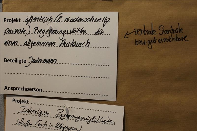 Beim Netzwerktreffen zu „Buxtehude 2035“ wurde besonders häufig der Wunsch nach mehr Begegnung geäußert. Foto: Frank