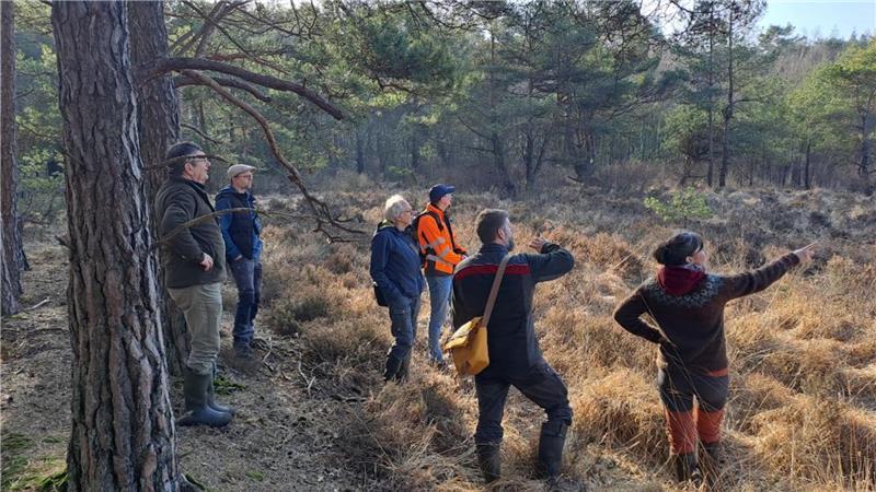 Beim Ortstermin wurden umgesetzte Maßnahmen begutachtet und mögliche nächste Schritte diskutiert.