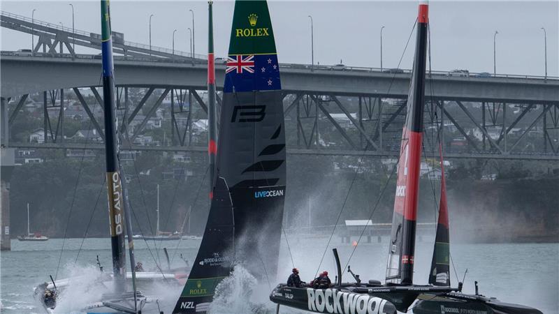 Beim SailGP in Auckland kam es zu einer schweren Kollision.