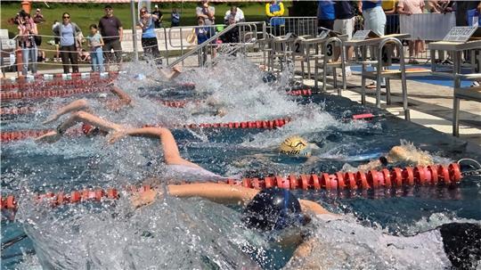 Beim Swim & Run setzten sich einige BSV-Talente durch.