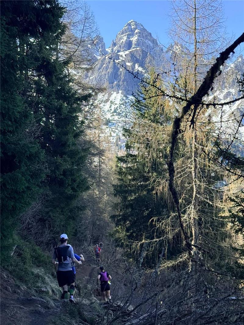 Beim Trailrun in Innsbruck geht es über schmale Wege, Anstiege, Geröll und Waldpfade