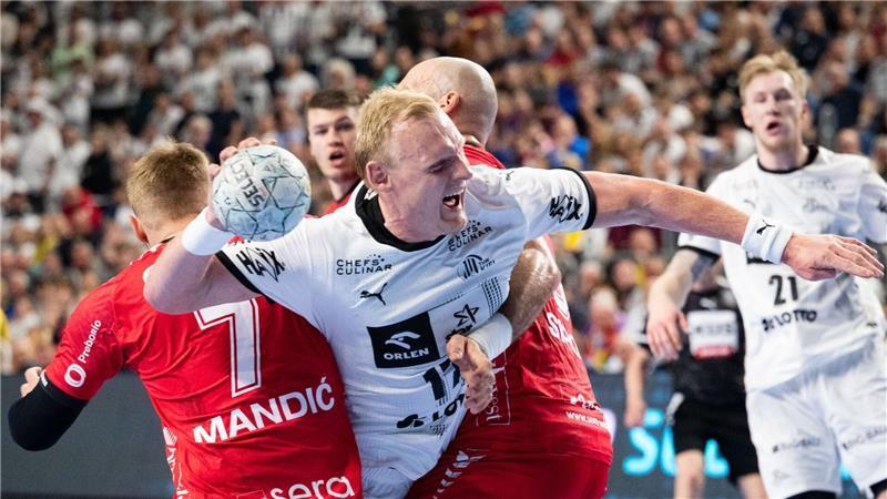 Bejubelte im letzten Pokal-Auftritt seiner Karriere einen emotionalen Sieg: Kiels Kreisläufer Patrick Wiencek.