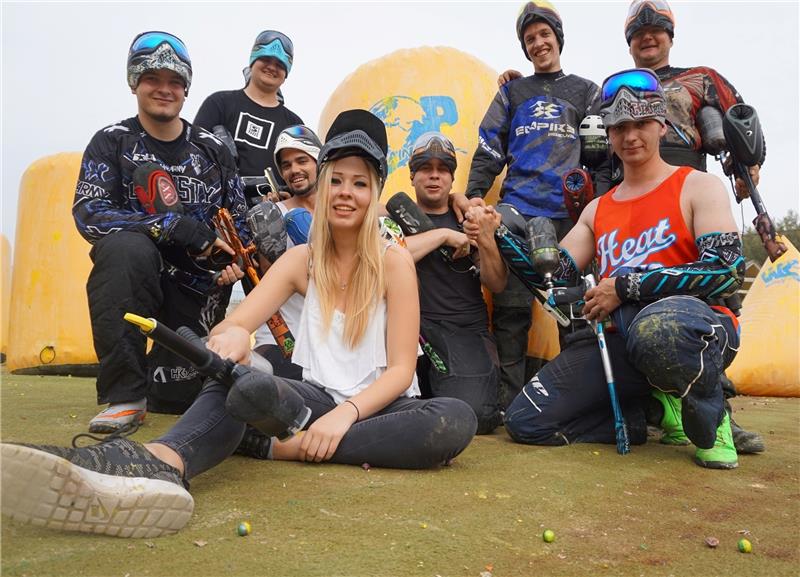 Beliebte Freizeitaktivität : Viele Paintball-Teams treffen auf der Anlage in Klein-Wangersen aufeinander.