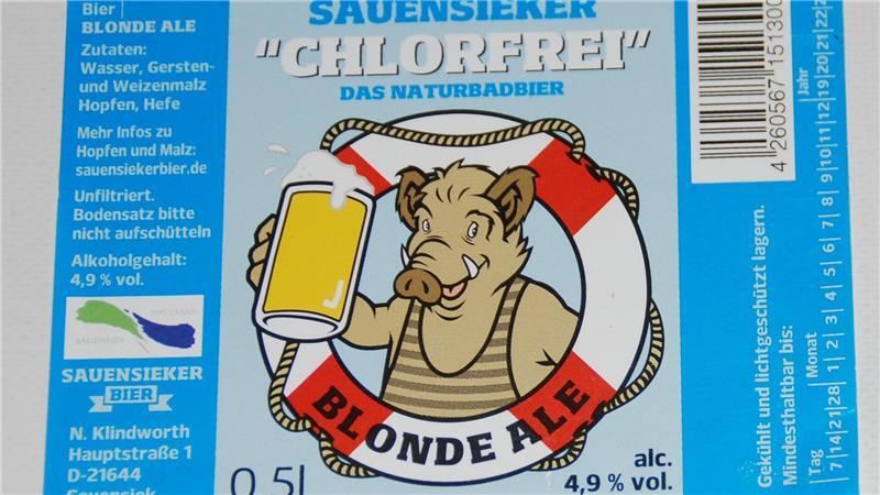 Beliebte Sonderedition: das Naturbadbier - ein Blonde Ale.
