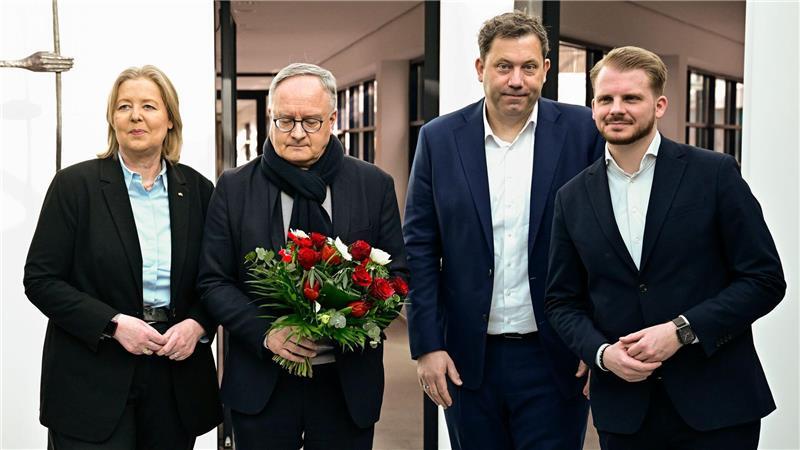Bemühtes Lächeln in der SPD-Spitze. 