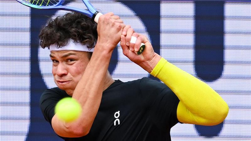 München-Triumph beflügelt Zverev: „Genauso weitermachen“ Ben Shelton verlor das Finale von München gegen Alexander Zverev.
