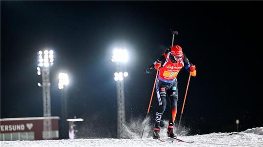 Benedikt Doll belegte mit der Biathlon-Staffel in Östersund den dritten Platz.