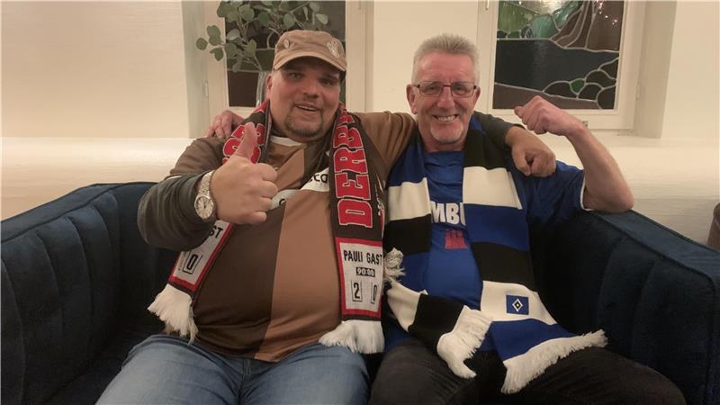 Benjamin Koch-Böhnke (links) und Horst Lehmann freuen sich auf das Derby.