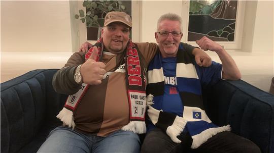 Benjamin Koch-Böhnke (links) und Horst Lehmann freuen sich auf das Derby.