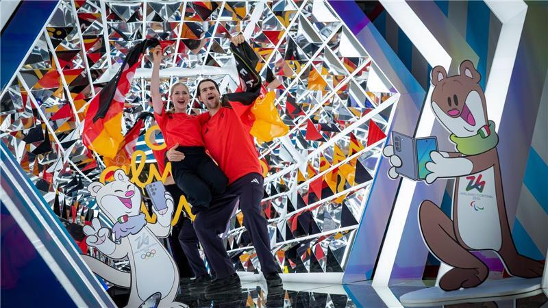 Bereit für Olympia: Einkleidung von Team D