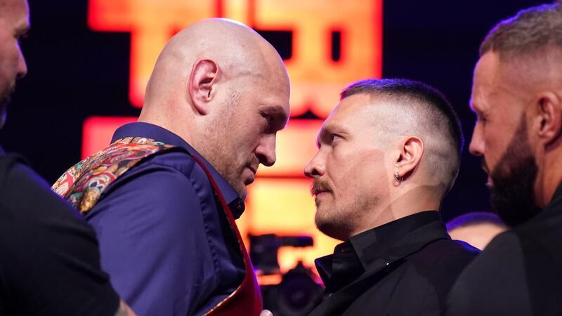 Bereit für das „Jahrhundertkampf“: Tyson Fury (l) und Oleksandr Usyk.