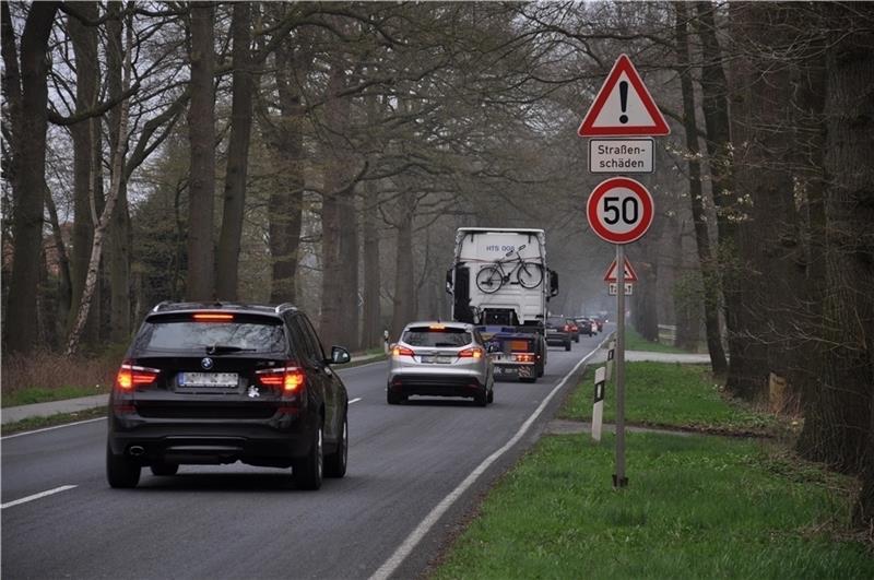 Bereits jetzt gelten auf der Strecke Einschränkungen wegen des schlechten Zustandes. . Foto Schmidt