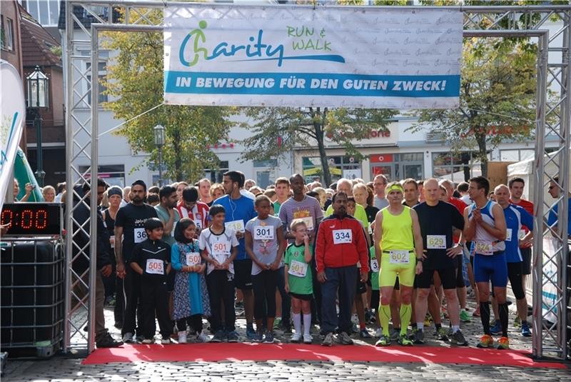 Laufen für den guten Zweck in Stade Bereits zum dritten Mal veranstaltet die muslimische Ahmadiyya-Gemeinde einen Wohltätigkeitslauf in Stade. Foto: Ahmadiyya Gemeinde
