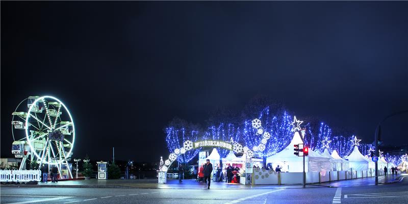 Bereits zum zehnten Mal gibt es in diesem Jahr den Weihnachtsmarkt Weißer Zauber an der Binnenaltster.