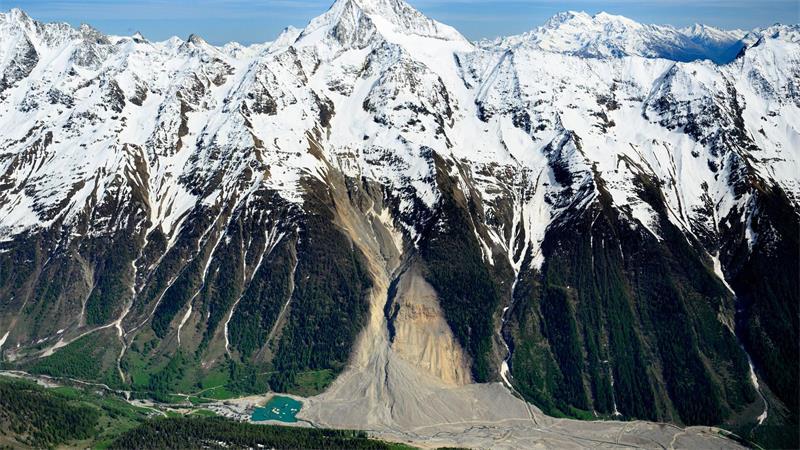 Berg- und Gletscherstürze hat es auch in den Alpen schon oft gegeben. (Archivbild)