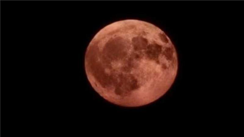 Berit Rohbeck ist dieser tolle Schnappschuss um 23.30 Uhr in Grünendeich auf dem Lühedeich gelungen.