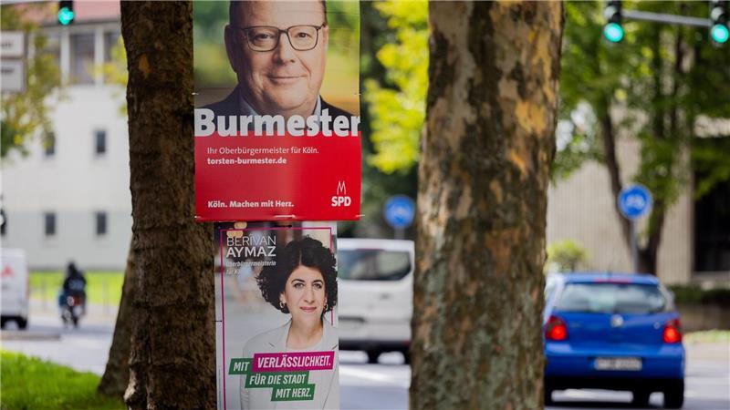 Berivan Aymaz (Grüne) und Torsten Burmester (SPD) sind in der Stichwahl um das Oberbürgermeisteramt in Köln. (Archivbild)