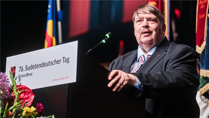 Söder: Sudetendeutscher Tag in Brünn ein historisches Signal Bernd Posselt, Sprecher der Sudetendeutschen Volksgruppe.