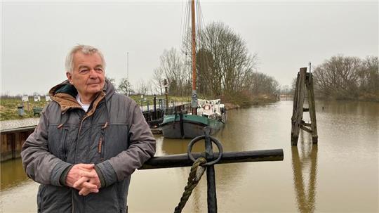 Bernd Sänger will den Hafen in Borstel attraktiver machen.