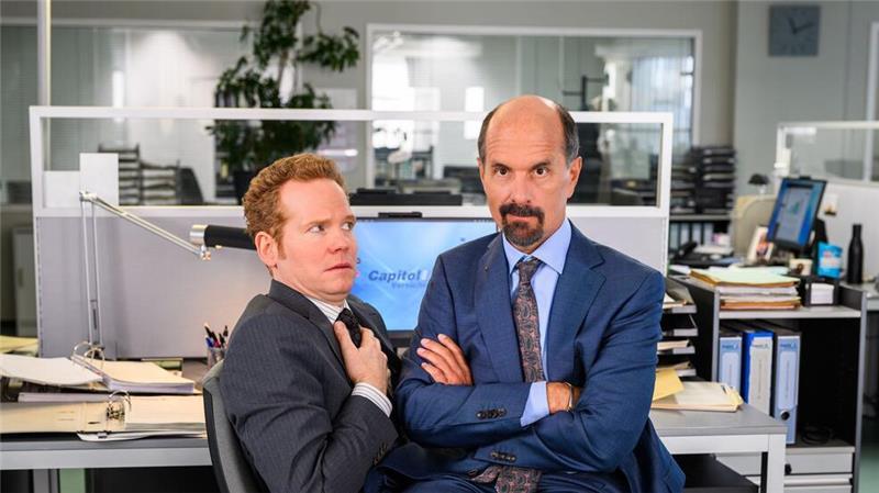 Bernd Stromberg (Christoph Maria Herbst) soll Ende 2025 sein Unwesen auf der Leinwand treiben. (Handout)