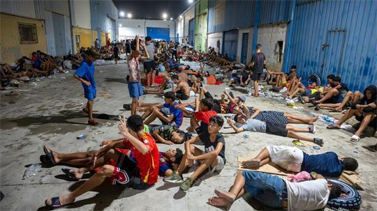 Besonders Kinder und Jugendliche sind in der spanischen Exklave verblieben. (Archivbild) 