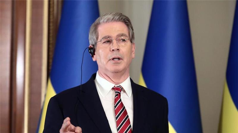 USA: Rohstoffdeal mit Ukraine ohne militärische Garantien Bessent ist zuversichtlich, dass die Ukraine bald in die Vereinbarung einwilligen wird. (Archivbild)