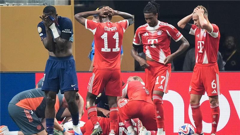 Eberls Versprechen an Musiala: „Wir sind da als Familie“ Bestürzte Teamkollegen und Gegenspieler nach der Musiala-Verletzung.