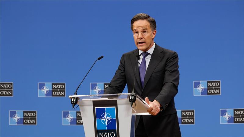 Nato-Chef bestätigt US-Streichungen bei Streitkräfteplanung Betont die positiven Seiten der aktuellen Entwicklungen: Nato-Generalsekretär Mark Rutte. (Archivbild)