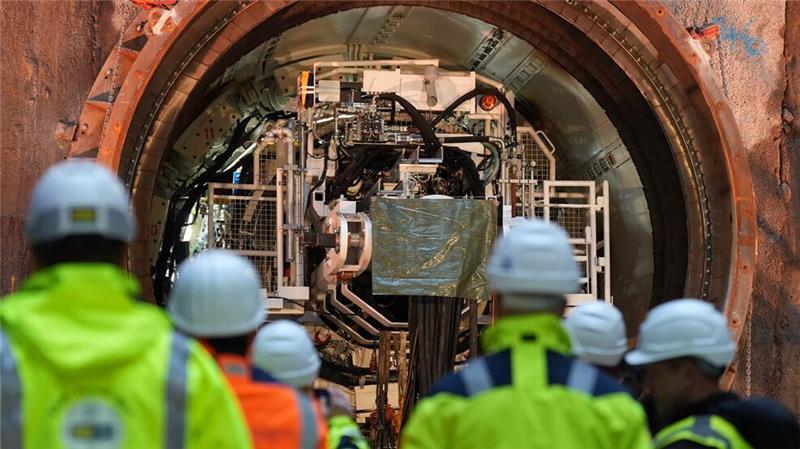 Riesenspektakel zum Bohrstart für den Suedlink-Elbtunnel Betreiber der Suedlink-Trasse wird Tennet.