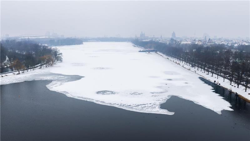 Betreten werden sollte der See auf keinen Fall.