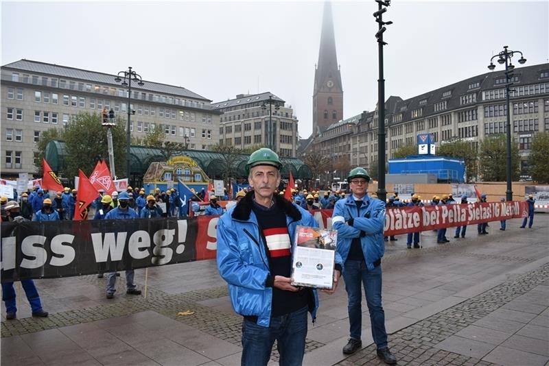 Betriebsrat Dieter Zibell vertritt die Werftarbeiter. Foto: Vasel