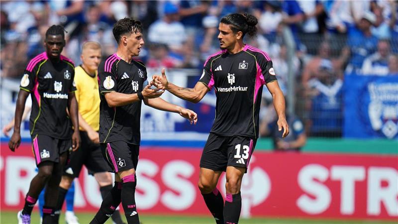 HSV und St. Pauli entgehen Pokal-Blamage Bewahrte den HSV vor einer Blamage: Guilherme Ramos.